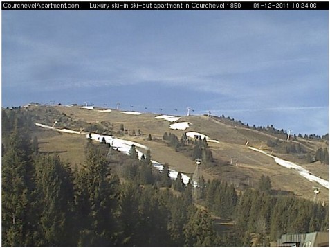 Courchevel Courchevel webcam 1st Dec 2011