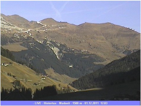 Hintertux (Aus) Hintertux webcam 1st Dec 2011