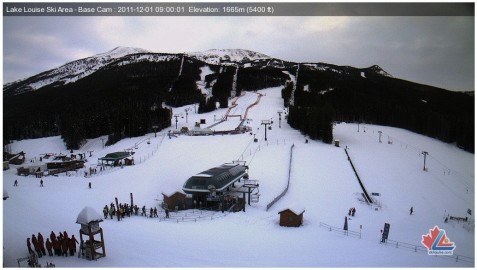 Lake Louise Lake Louise webcam 1st Nov 2011