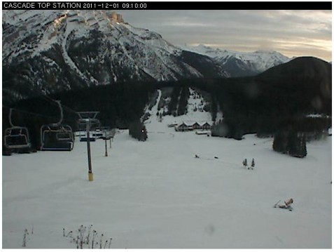 Mount Norquay Mount Norquay webcam 1st Nov 2011
