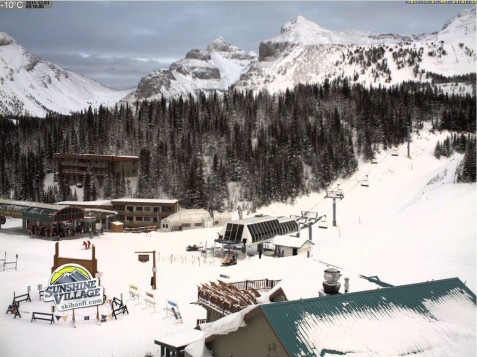Sunshine Sunshine Village webcam 1st Nov 2011