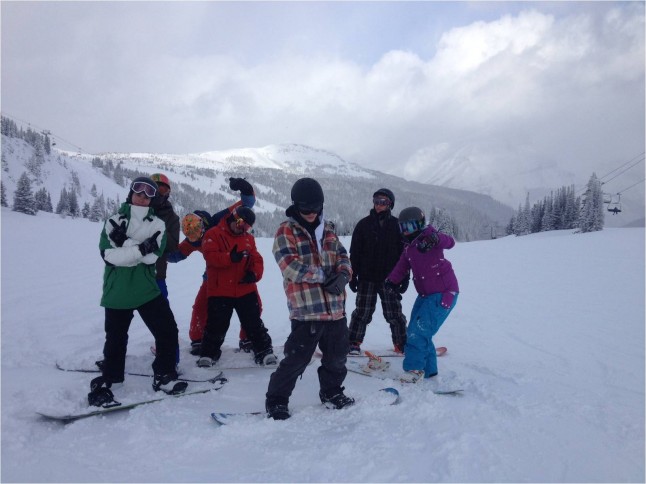 Gangster poses from the Snowboarders