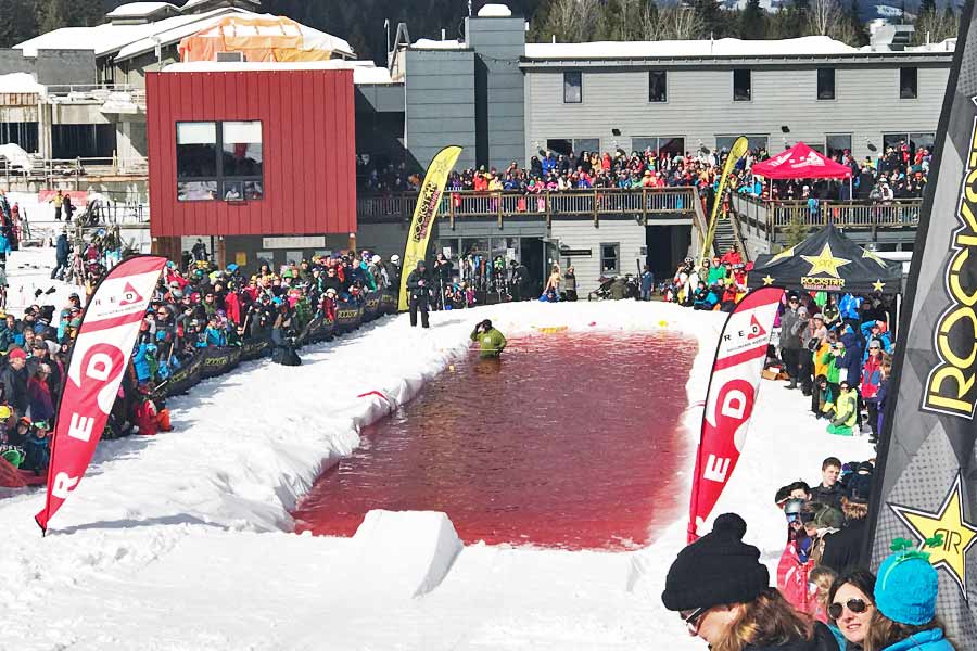 Slush Cup fun. It's what spring's all about, right?!