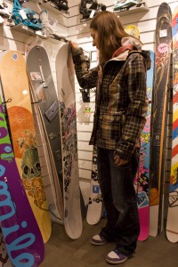 Choosing a snowboard
