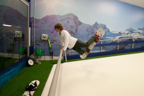 Freestyle snowboarding London