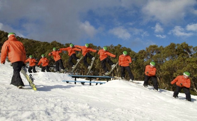 Snowboard Rail Tricks