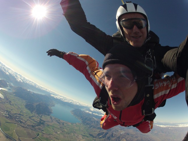 New zealand sky dive