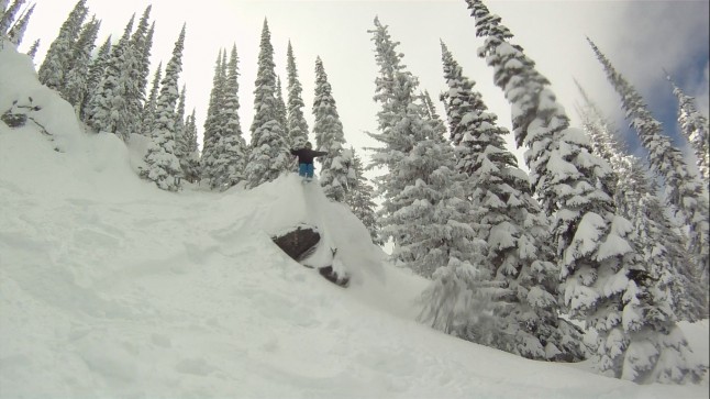 Paul in action in RED's powder