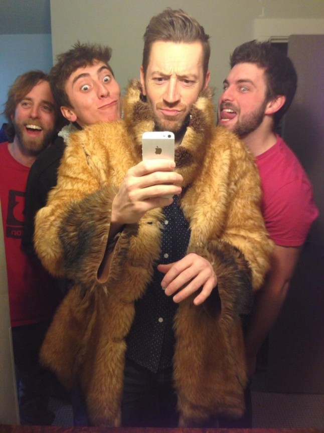 The now legendary Macklemore (with Goff making a sneaky appearance on the far left!)