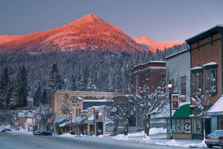 Beautiful downtown Rossland.
