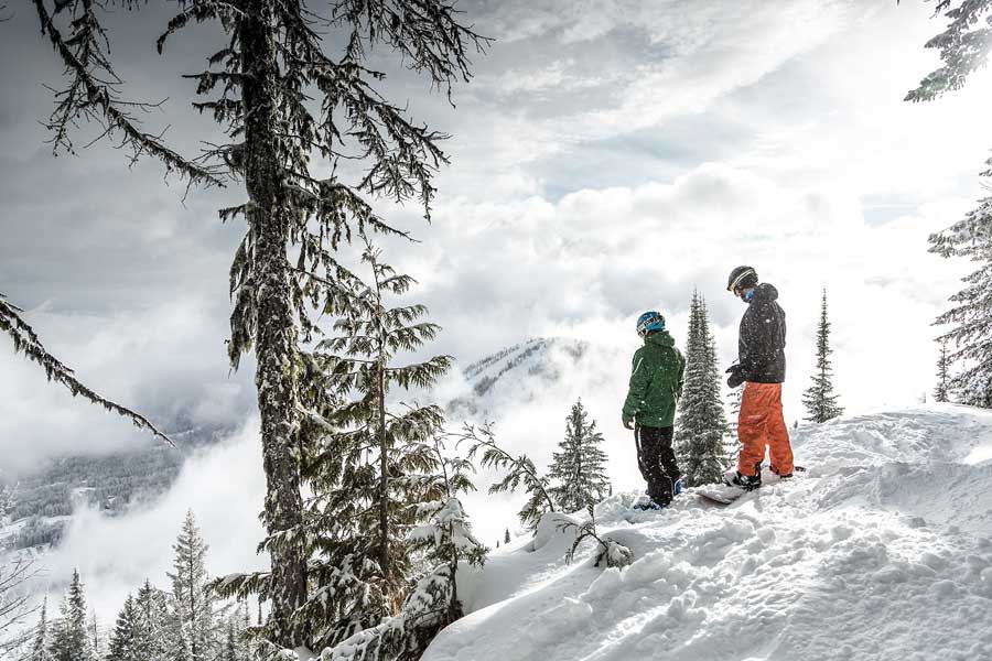 Not a bad environment to train in. Photo: Ryan Flett / RED Mountain Resort