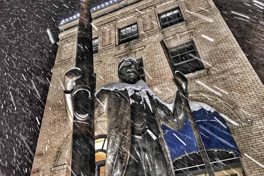 Let is snow. Gonna be deep up at the hill.