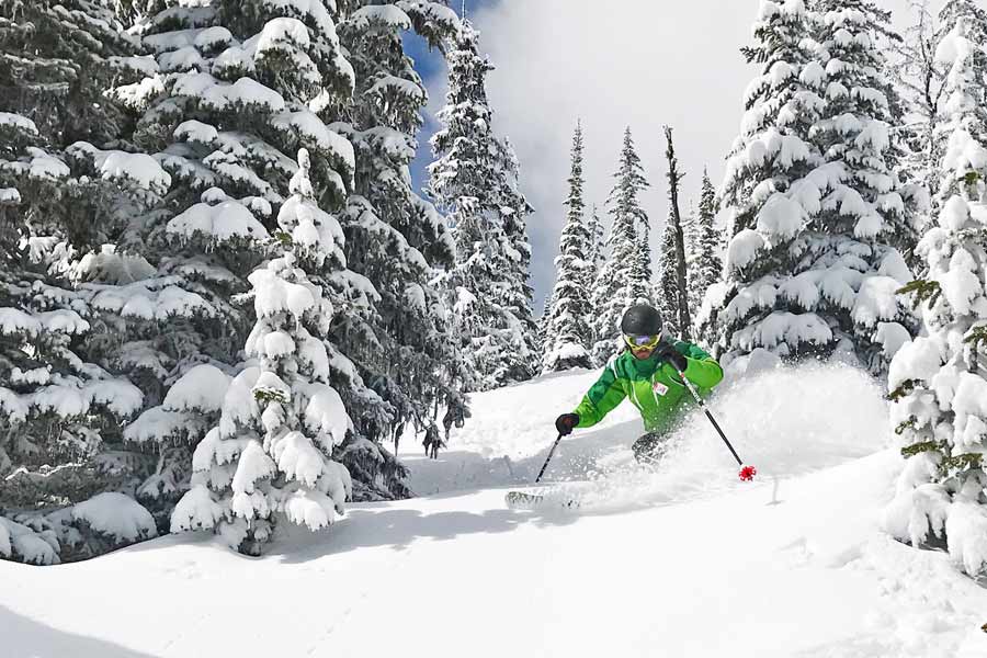 It's pretty easy to find fresh tracks at RED!