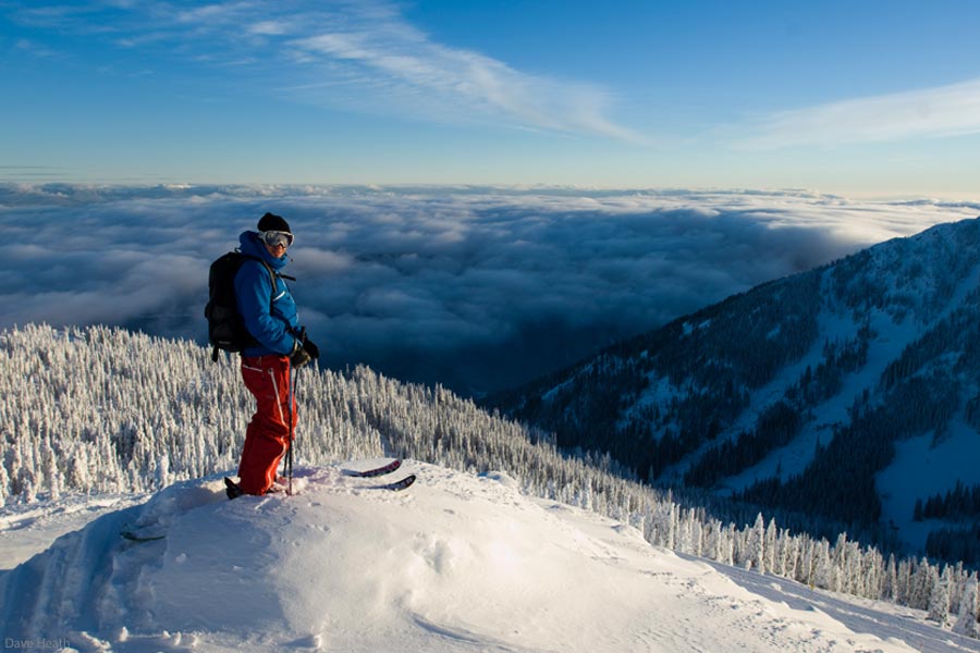 Above the 'Kootenay Sea'!