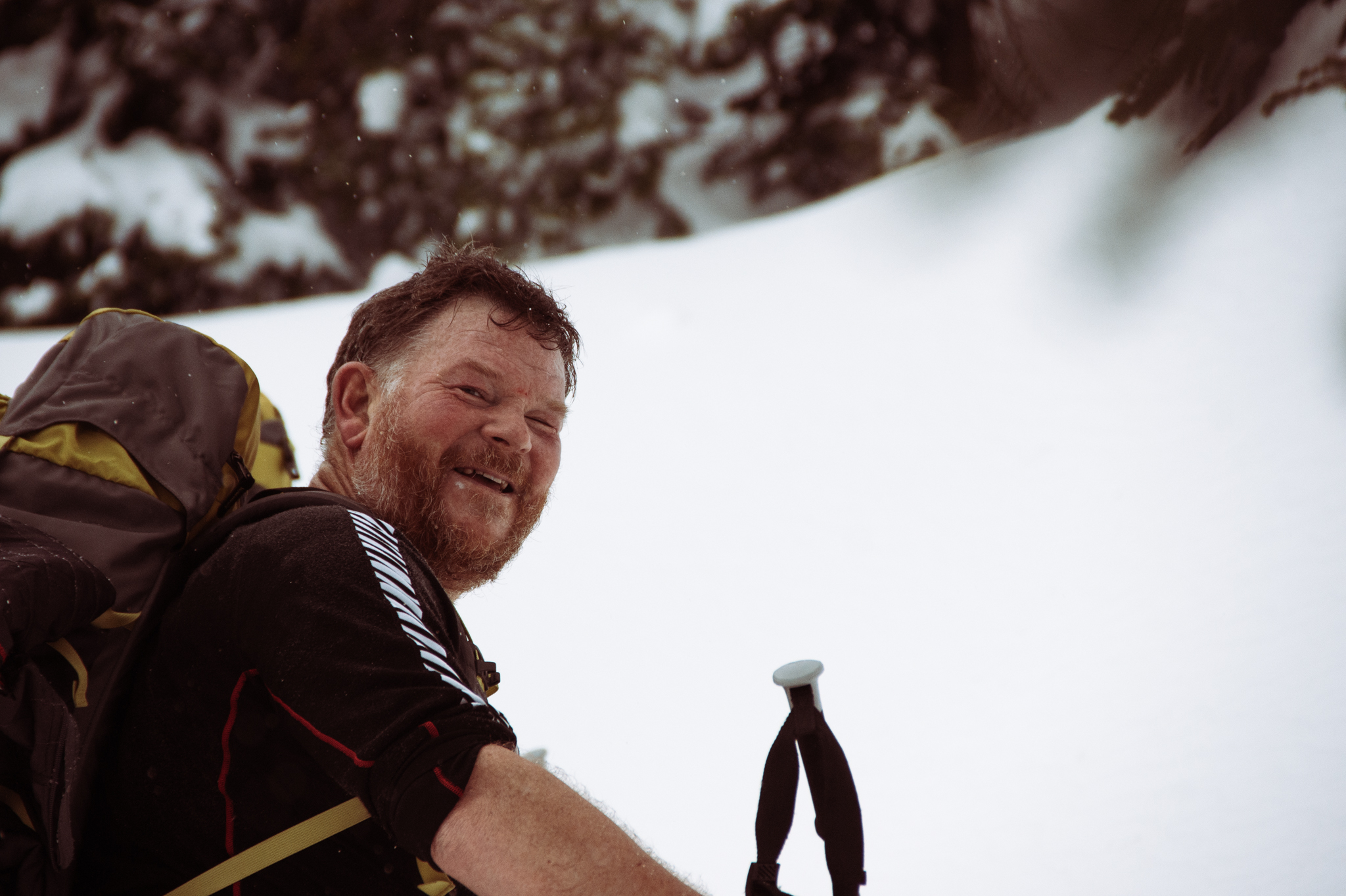 Big smiles at the Boulder Hut.